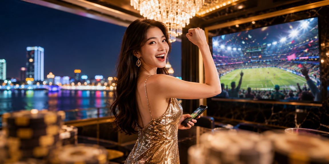 Khung cảnh khu vực cá cược thể thao điện tử tại bãi biển Đà Nẵng